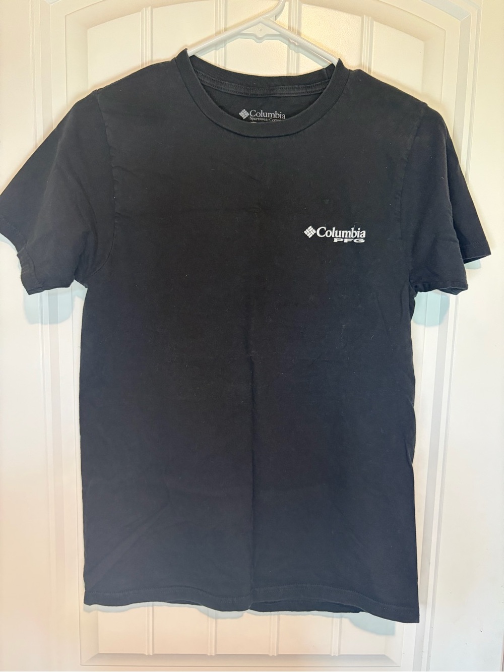 Columbia Black Short-Sleeve Logo Tee